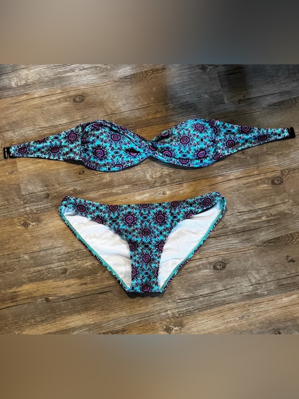Ripzone two-piece bandeau bikini set